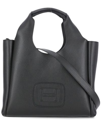 Hogan H Shoulder Bag - Black