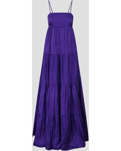 THE ROSE IBIZA Formentera Silk Long Dress - Purple
