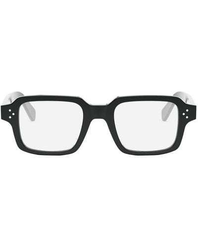 Celine Rectangular Frame Glasses - Brown
