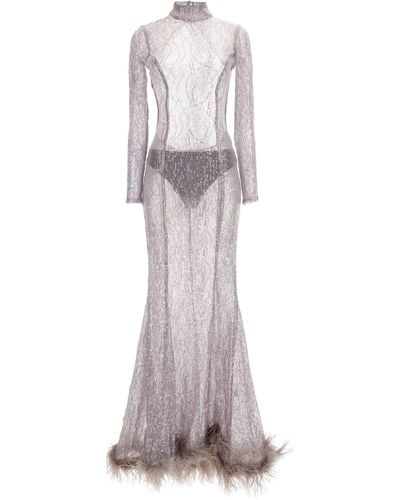retroféte Lenora Long Dress - Gray