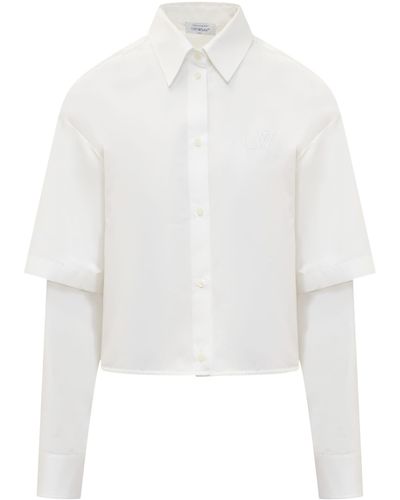 Off-White c/o Virgil Abloh Baseball Shirt - White