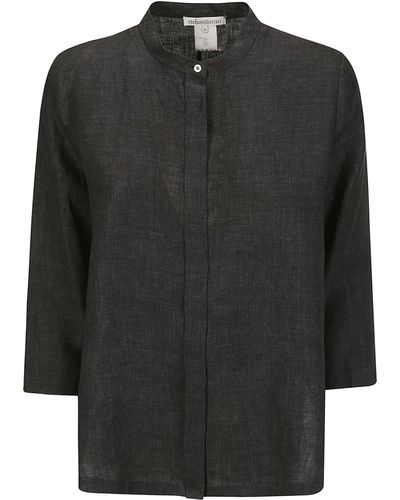 Stefano Mortari Korean Linen Shirt M/L - Black