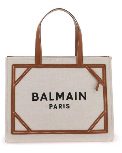 Balmain B-army Shopper Medium - White