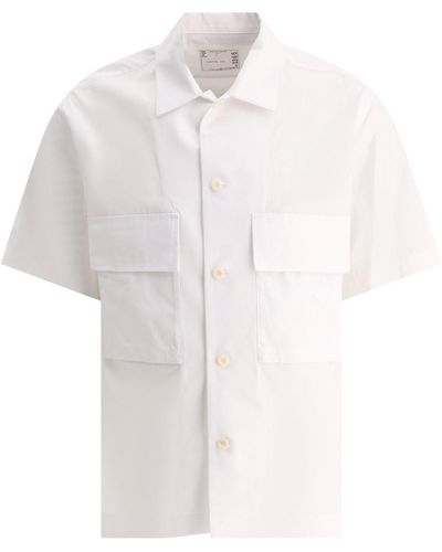 Sacai "thomas Mason" Shirt - White