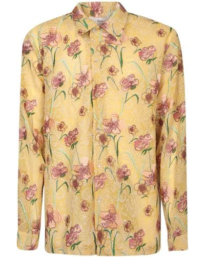 Séfr Sefr Ripley Hibiscus Shirt - Metallic