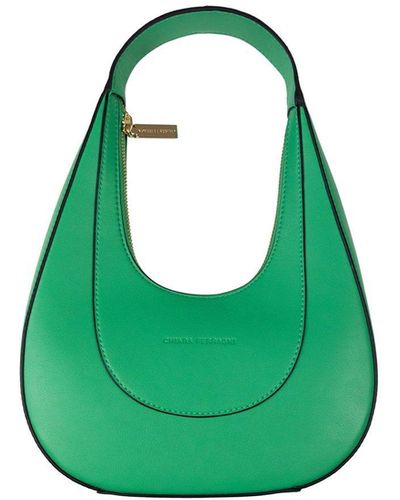 Chiara Ferragni Logo Detailed Zip-up Tote Bag - Green
