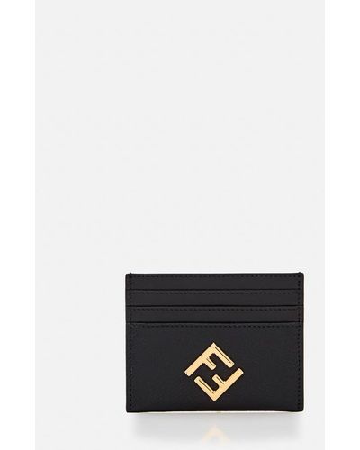 Fendi Leather Cardholder - White