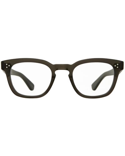 Garrett Leight Regent Black Glass Glasses