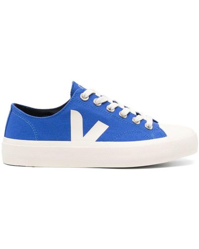 Veja Paros Low Wata Ii Pierre Canvas Shoes Unisex - Blue