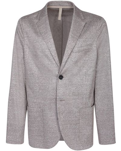 Harris Wharf London Linen Jacket - Grey