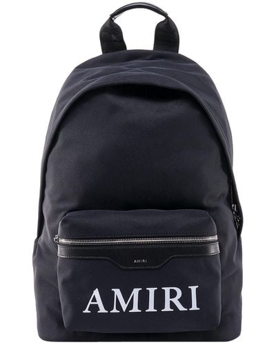 Amiri Closure With Zip Backpacks - Blue