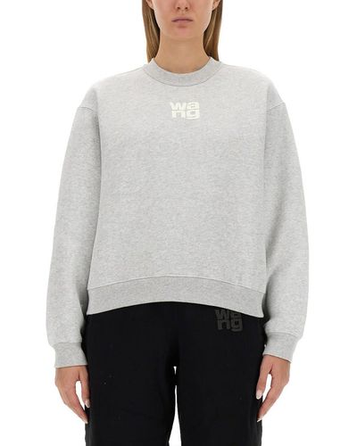 T By Alexander Wang Essential Sweatshirt - White