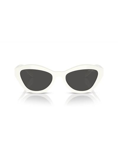 Prada Cat-eye Sunglasses - White