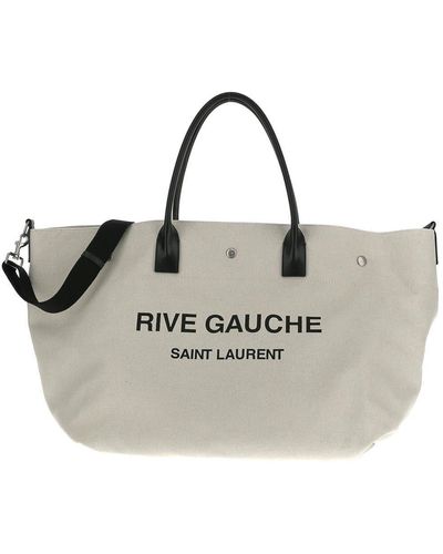 Saint Laurent Rive Gauche Shopping Bag - Metallic