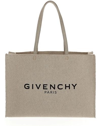 Givenchy Large G Tote Shopping Bag - Natural