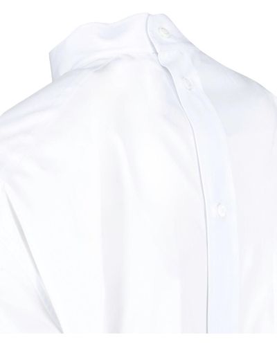 Fendi Midi Shirt Dress - White