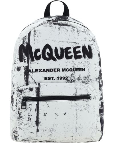 Alexander McQueen Metropolitan Backpack - White