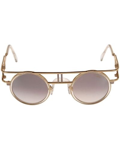Cazal Round Frame Sunglasses - Metallic