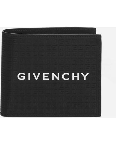 Givenchy 4g Motif Leather Bifold Wallet - Black