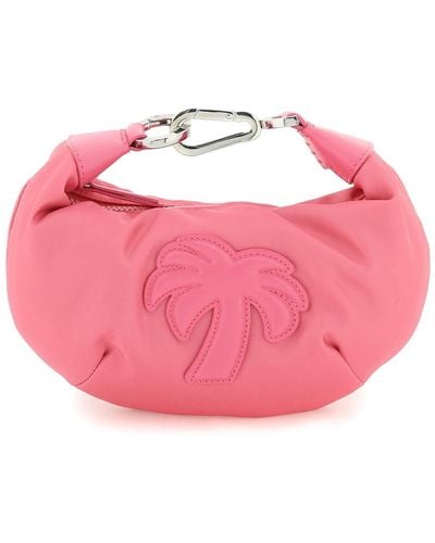 Palm Angels Hobo Palm Mini Handbag - Pink