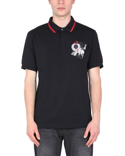 Fred Perry Regular Fit Polo - Black