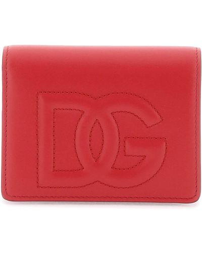 Dolce & Gabbana Dg Continental Logo Wallet - Red