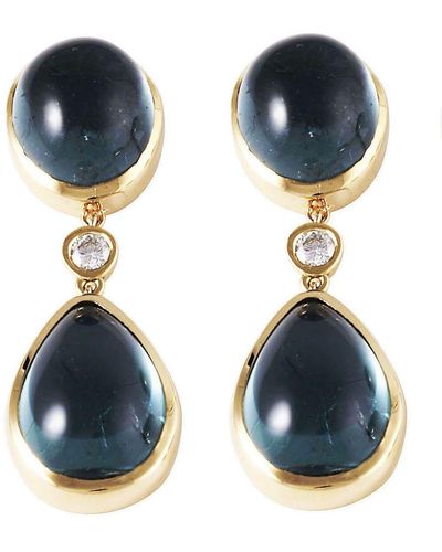 Lo Spazio Jewelry Lo Spazio Eden Rock Blu Earrings - Blue