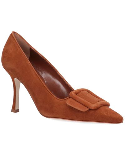 Manolo Blahnik High-heeled Shoe - Brown