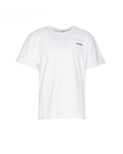 Alexander McQueen Reflected Logo T-shirt - White