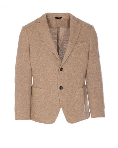 Tonello Single Breasted Jacket - Brown