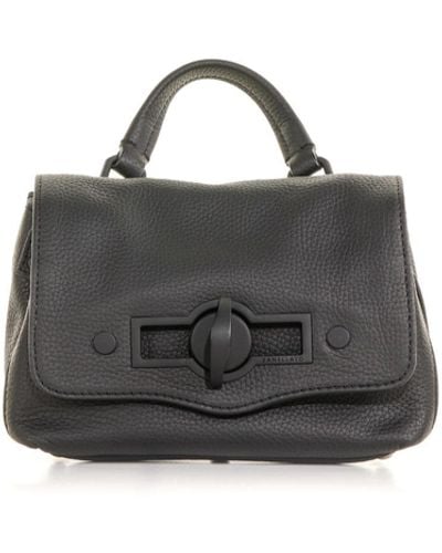 Zanellato Postina Baby Pura Bag With Shoulder Strap - Black