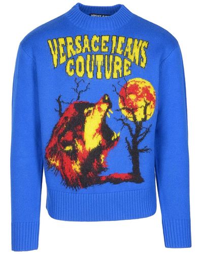 Versace Blue Sweater