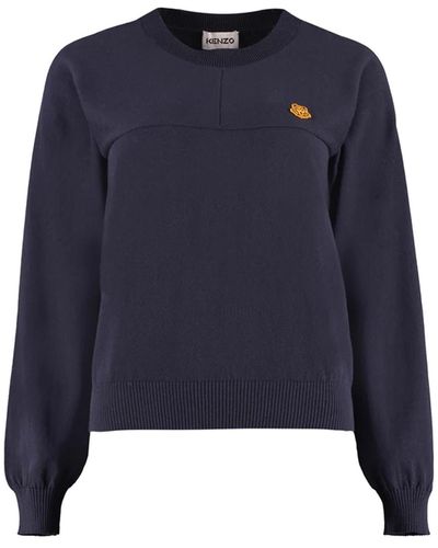 KENZO Cotton Sweater - Blue