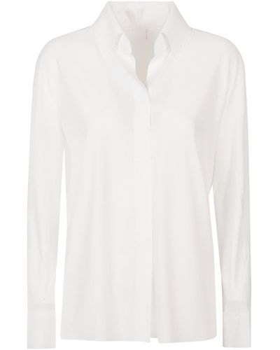 Norma Kamali Long Sleeve Shirt - White