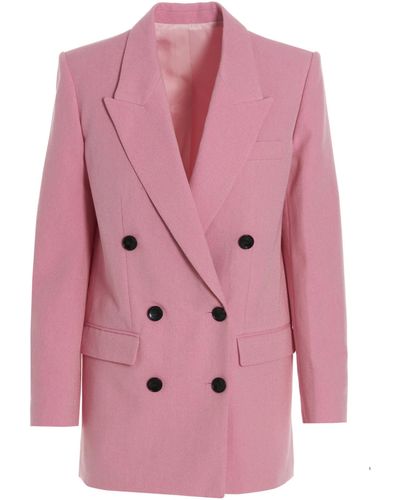 Isabel Marant 'nevim' Blazer Jacket - Pink