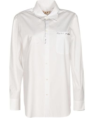 Marni Long-Sleeved Shirt - White
