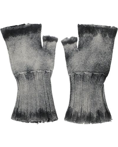 Avant Toi Destroyed Gloves - Gray