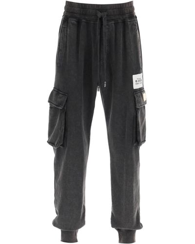 Dolce & Gabbana 're Edition' Sweatpants - Black