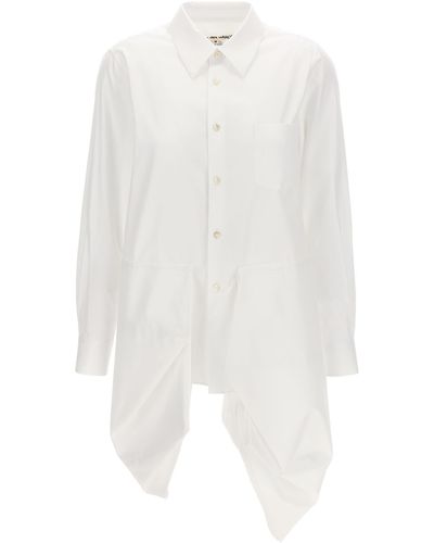 Comme des Garçons Asymmetrical Shirt Shirt, Blouse - White