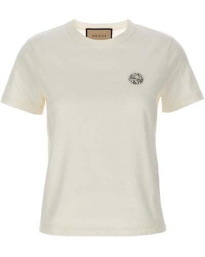 Gucci Incrocio Gg T-Shirt - White