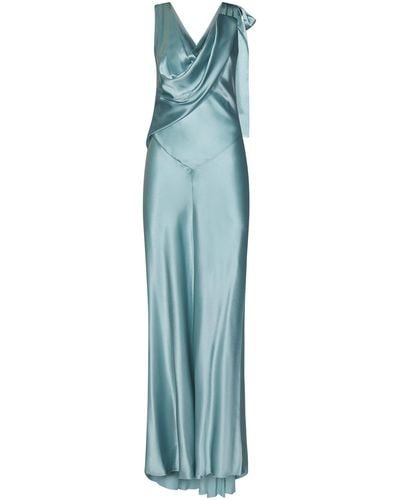 Alberta Ferretti Maxi Dress - Blue