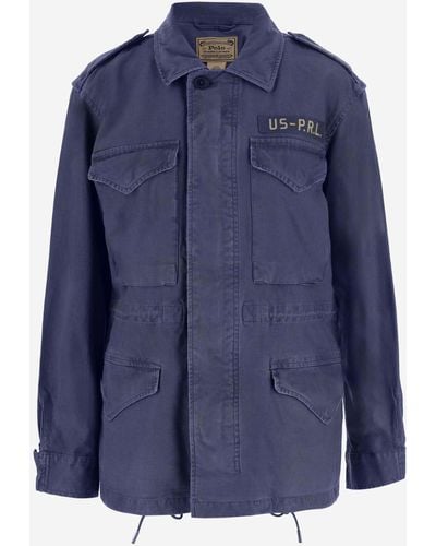 Ralph Lauren Multi-Pocket Cotton Jacket - Blue