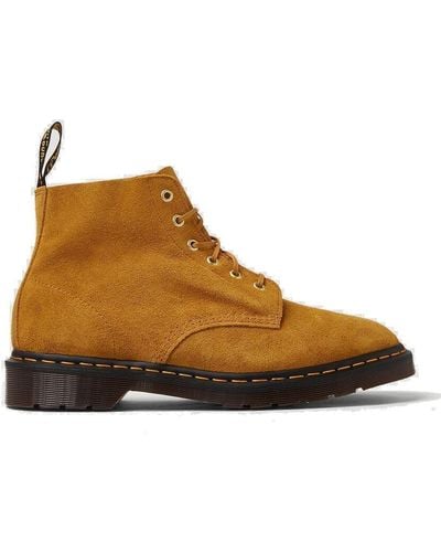 Dr. Martens 101 Six Eye Ankle Boots - Brown
