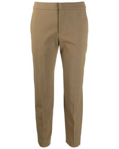 Chloé Cropped Tailored Pants - Natural