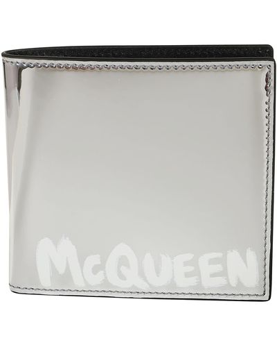 Alexander McQueen Billfold 8Cc - Grey