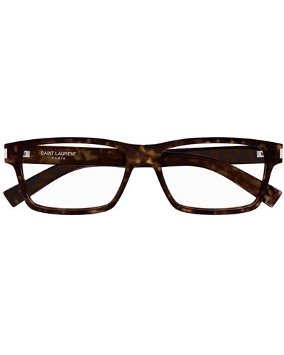 Saint Laurent Sl 622 Linea Classic Eyeglasses - Brown