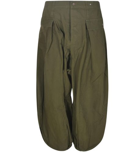 R13 Jesse Army Trousers - Green