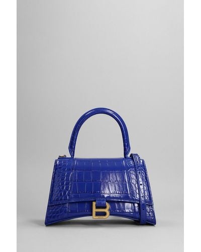 Balenciaga Hourglass Shoulder Bag - Blue