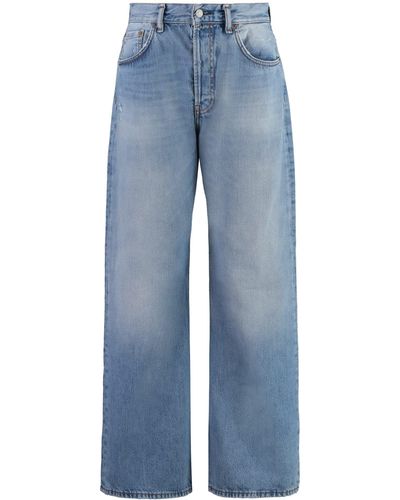 Acne Studios 5-Pocket Straight-Leg Jeans - Blue
