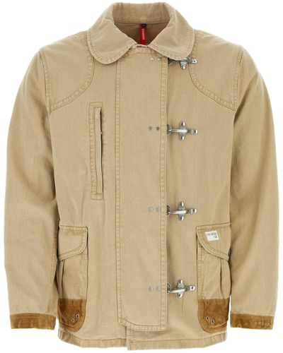 Fay Beige Cotton Jacket - Natural